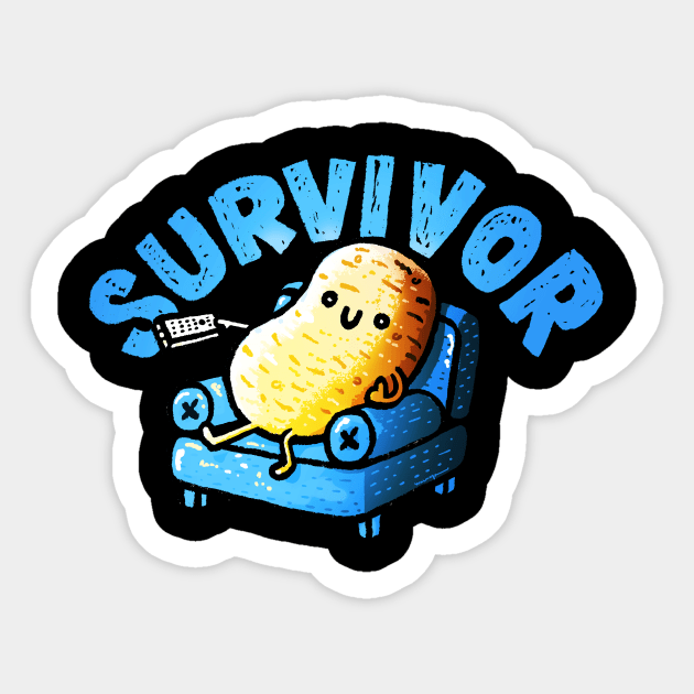 Survivor Sticker by Walmazan